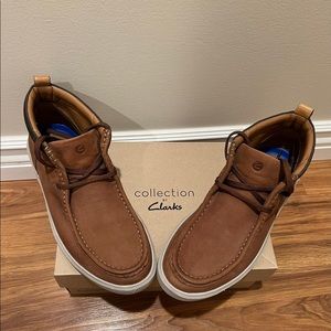 Clark shoes moc toe New